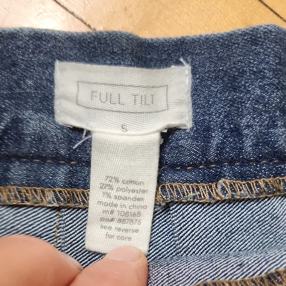 Full Tilt Pleated Denim Mini Skirt - Picture 3 of 4